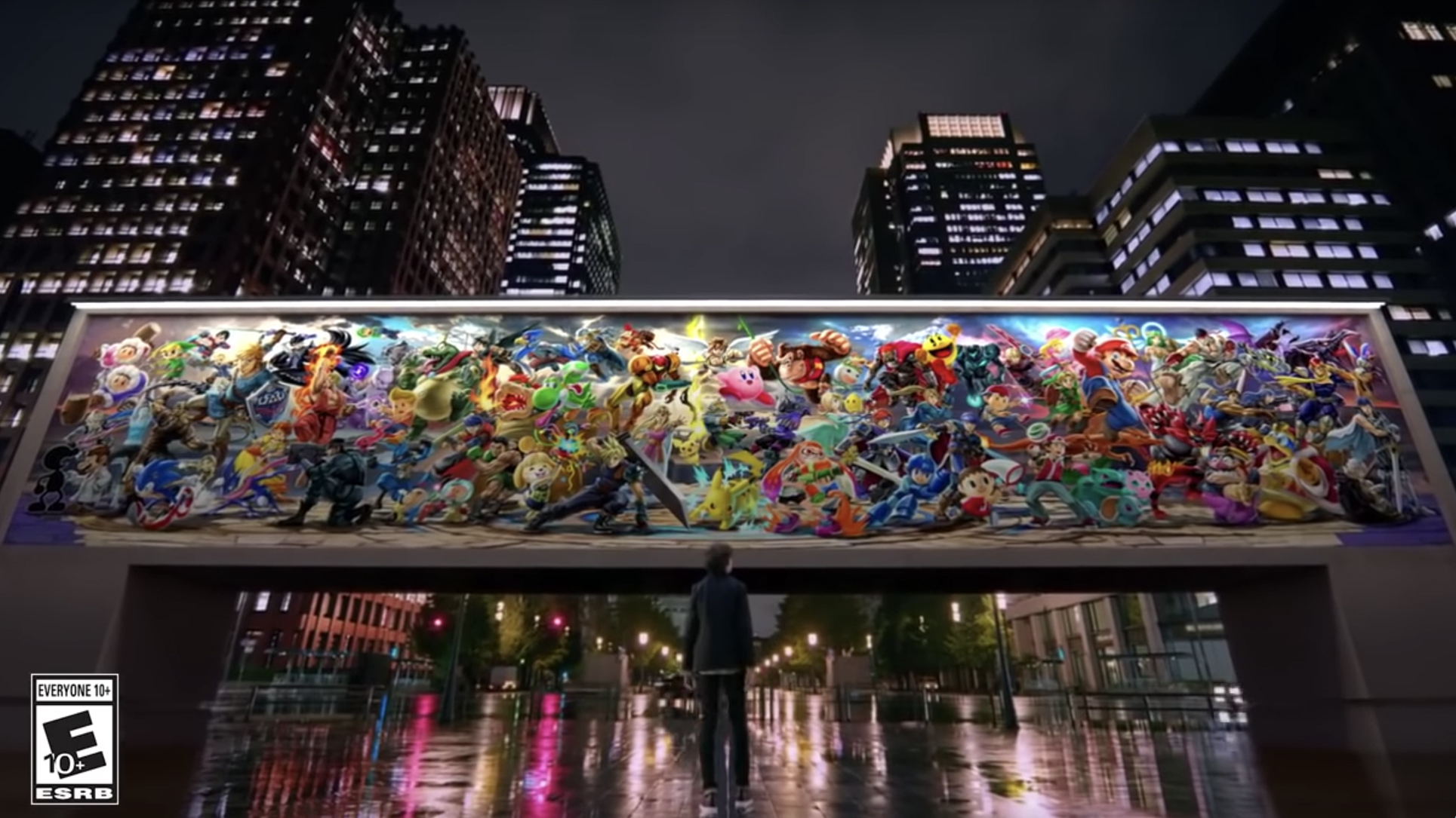 Watch the Super Smash Bros Ultimate Everyone is Here Commercial Cat with Monocle