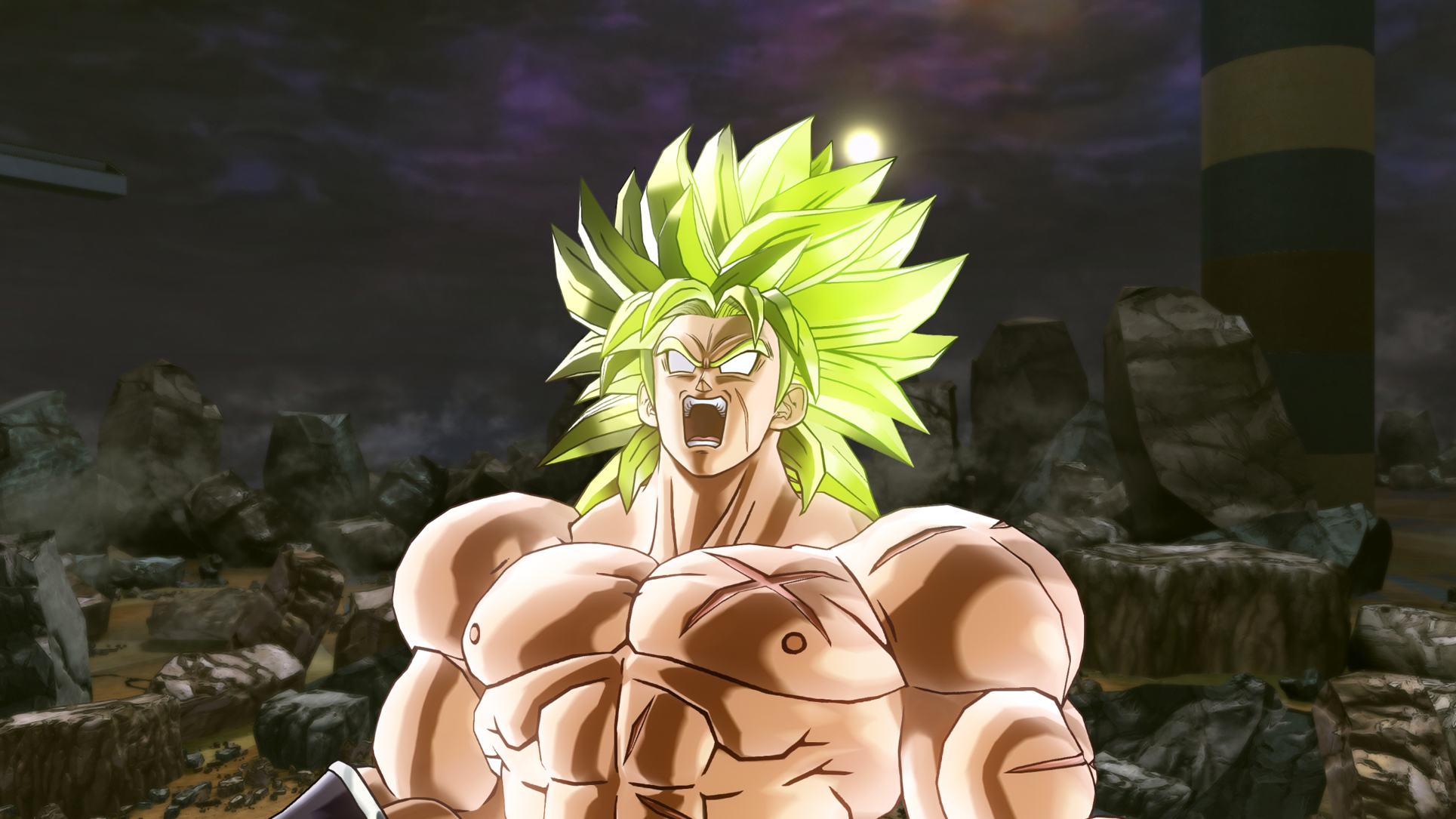 Broly Joins the Battle in Xenoverse 2 Cat with Monocle