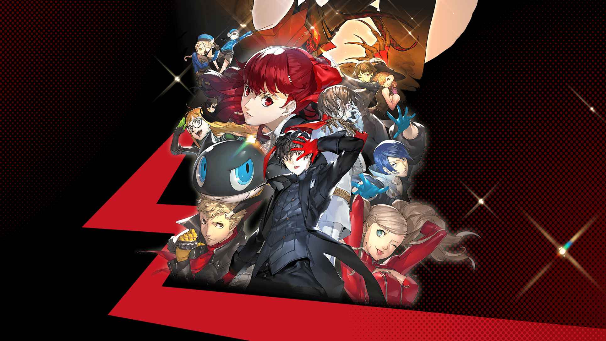 Persona 5 Royal Artwork Wallpaper Cat with Monocle