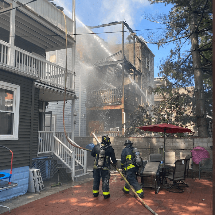 Fire in Dorchester Lithgow Street in Dorchester Caught In Dot