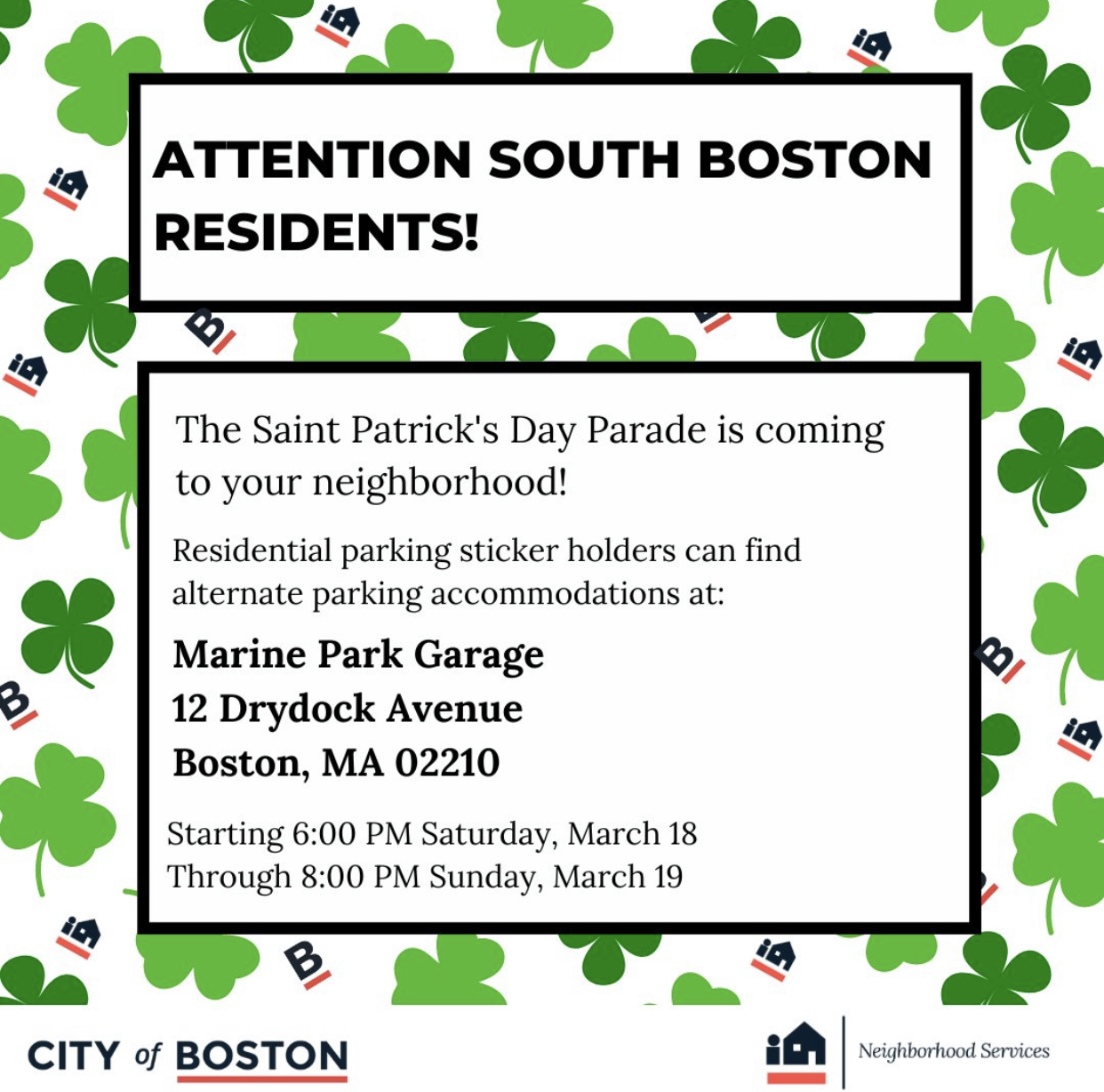 Parking/Traffic Advisory Caught In Southie