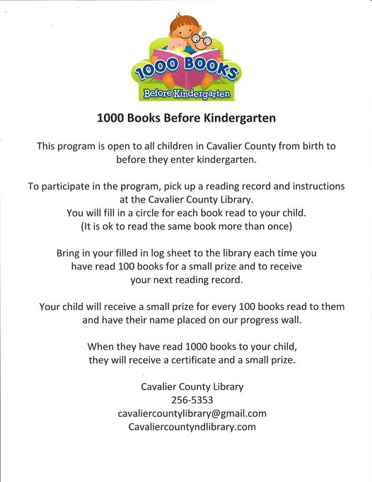 Cavalier County Library Langdon, North Dakota