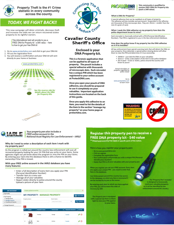 ProtechDNA Cavalier County Sheriff's Office