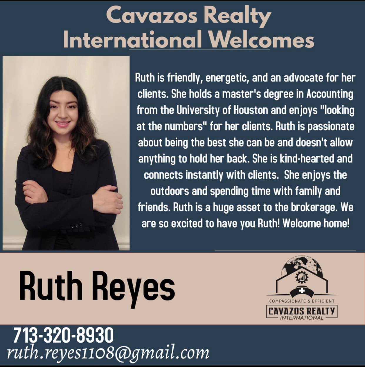Ruth Reyes Real Estate Agent Cavazos Realty International