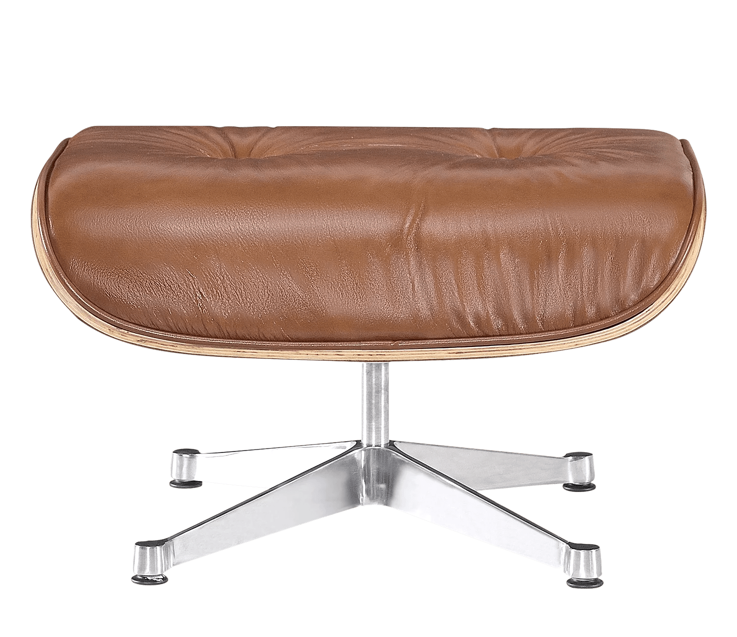 Eames Lounge Chair Ottoman Cognac Leer Schaal Hocker Cavel Design