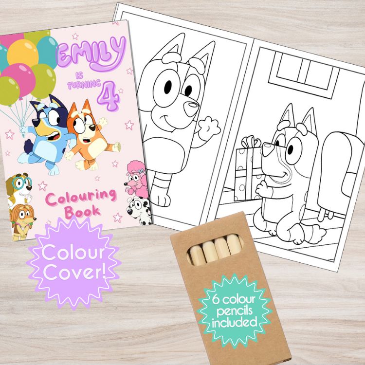 Bluey Colouring Book