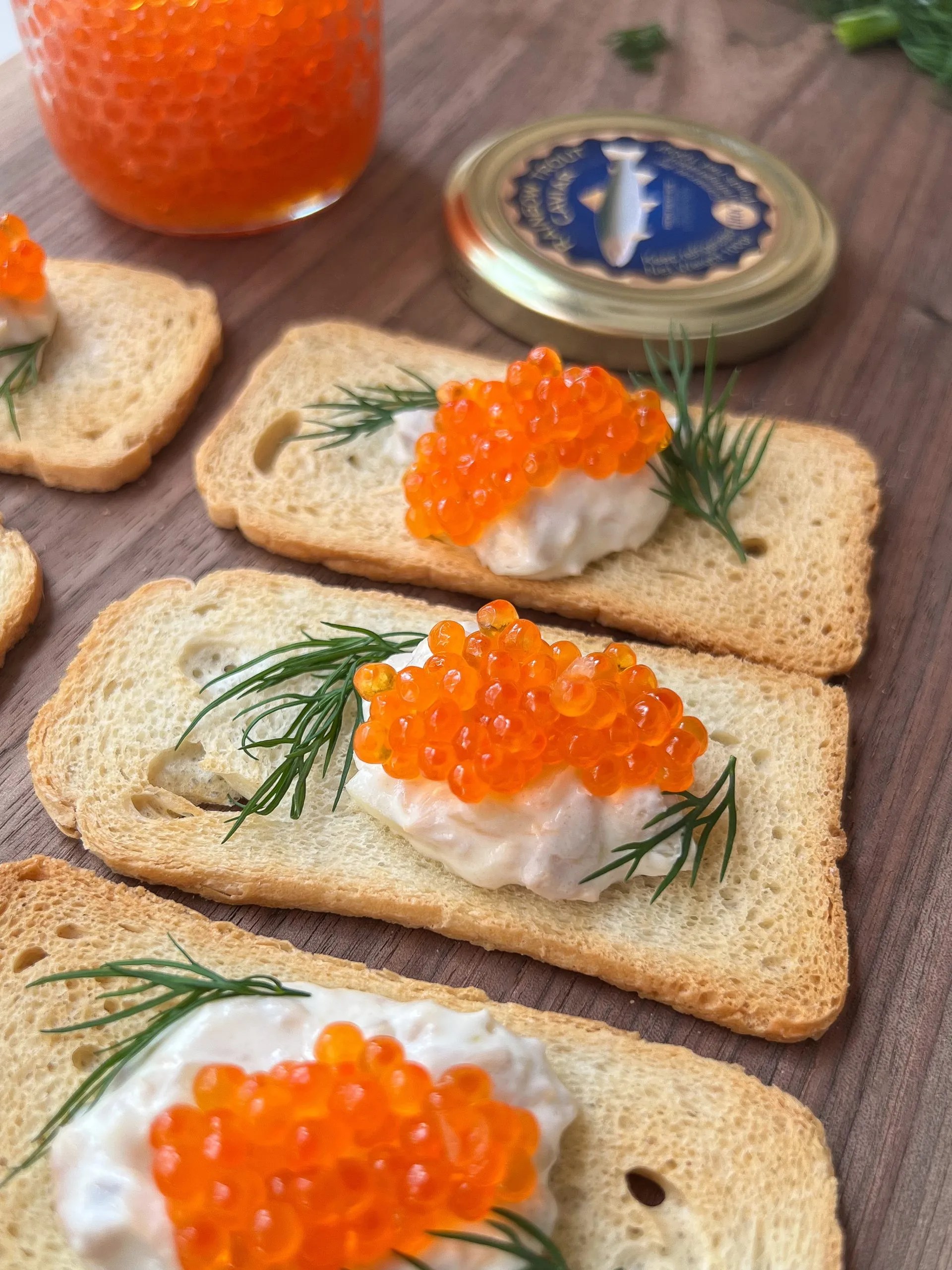 Rainbow Trout Caviar Danish, Fresh & Omega3 Rich IHOC