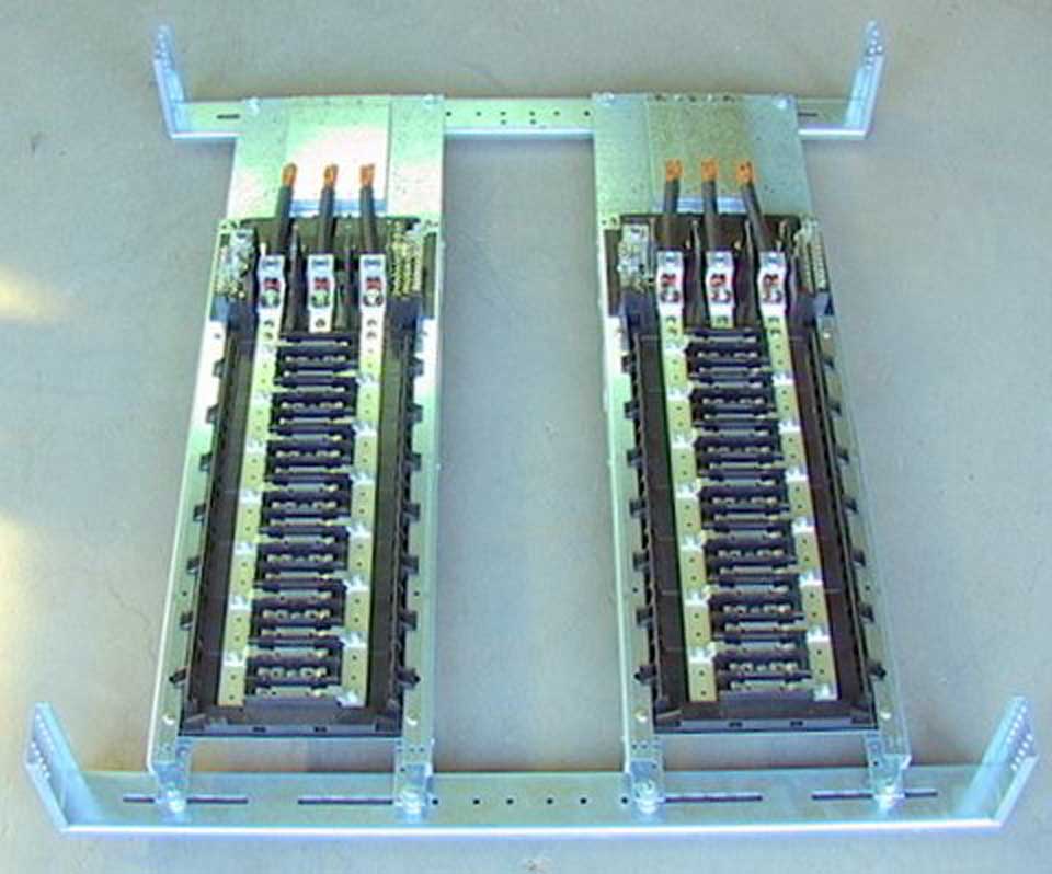 SquareD 240V 3Phase Breaker Panel Board Cat. No. NQOM442M225