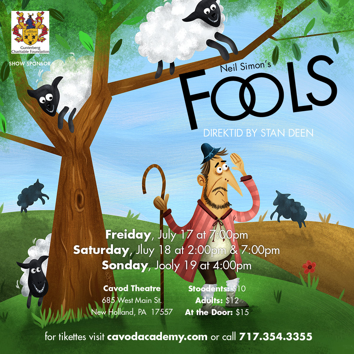 Event Info & Tickets Fools Cavod Academy