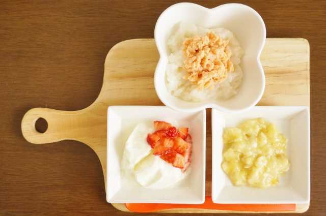 離乳食後期（10ヶ月頃）の量とレシピ・1週間の写真付献立【152日～158日目】 離乳食が３回食になったときのタイムスケジュール | かわイク