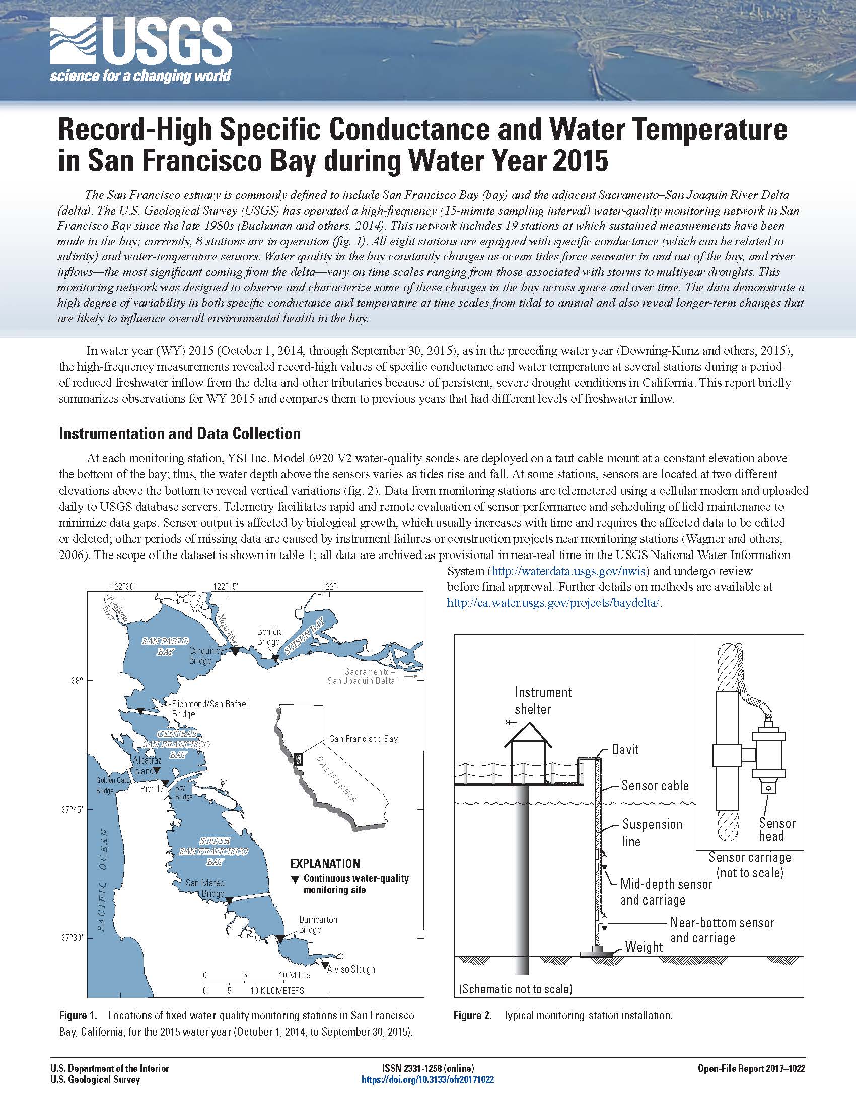 RecordHigh Specific Conductance and Water Temperature in San Francisco