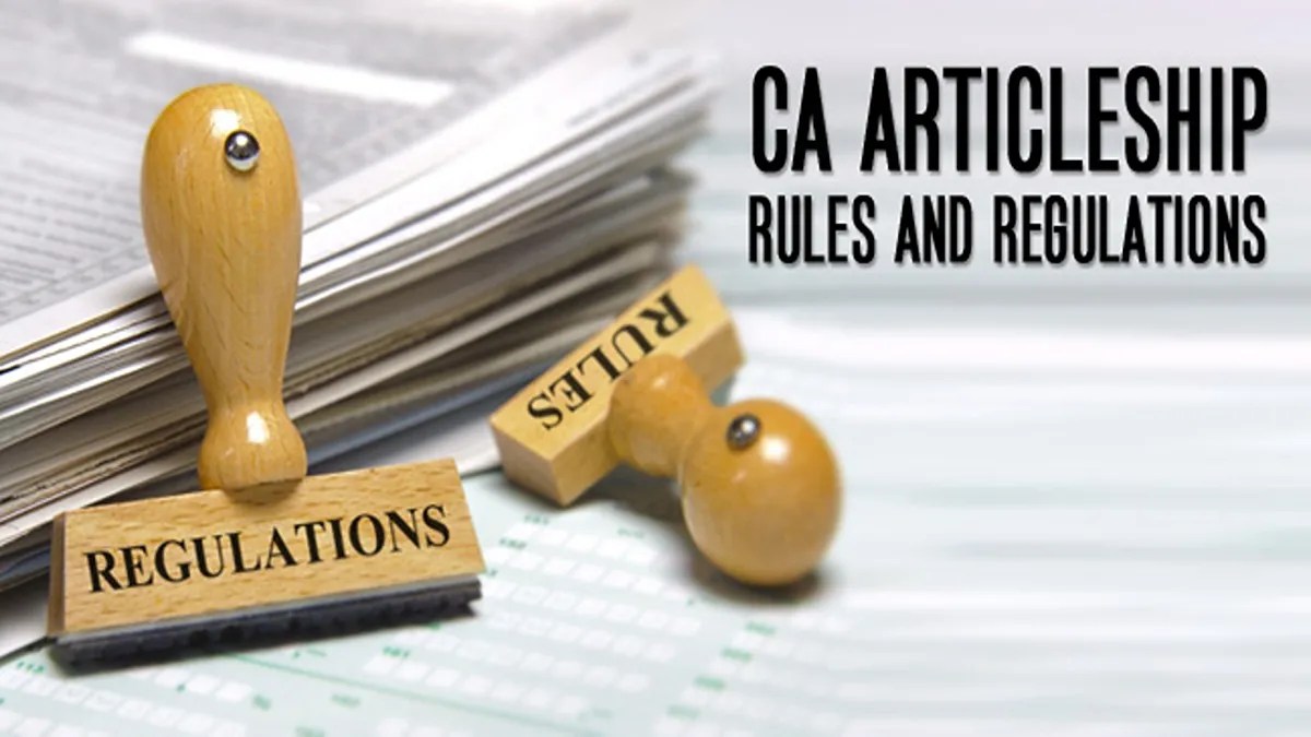 CA Articleship Rules and Regulations for Students 202021