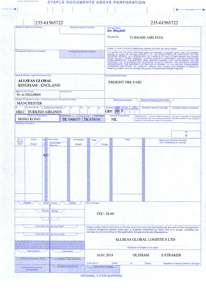 Export Documentation Part 3 Bill of Lading & Air Waybill