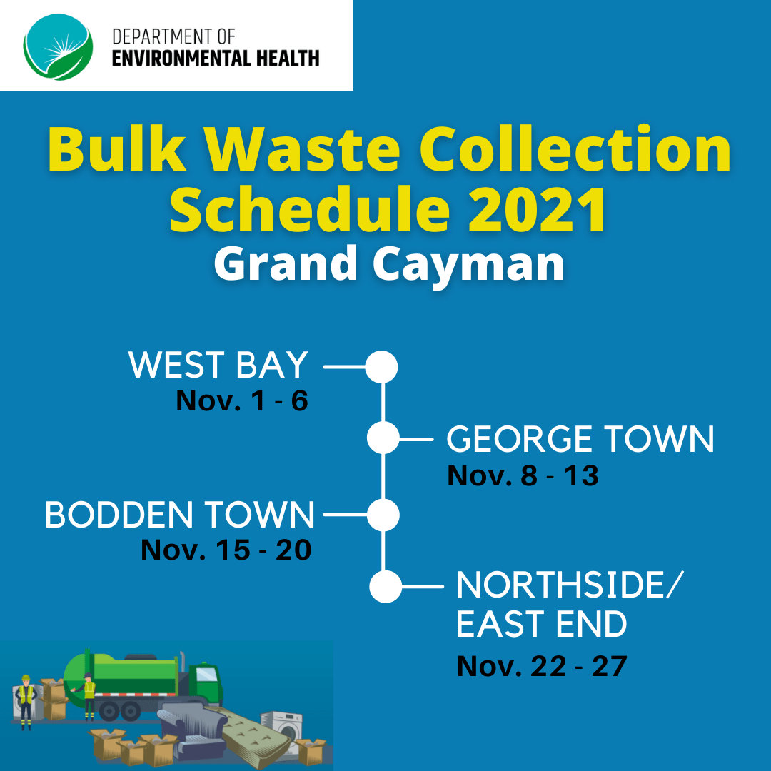 DEH Announces Annual Bulk Waste Collection Schedule Cayman Compass