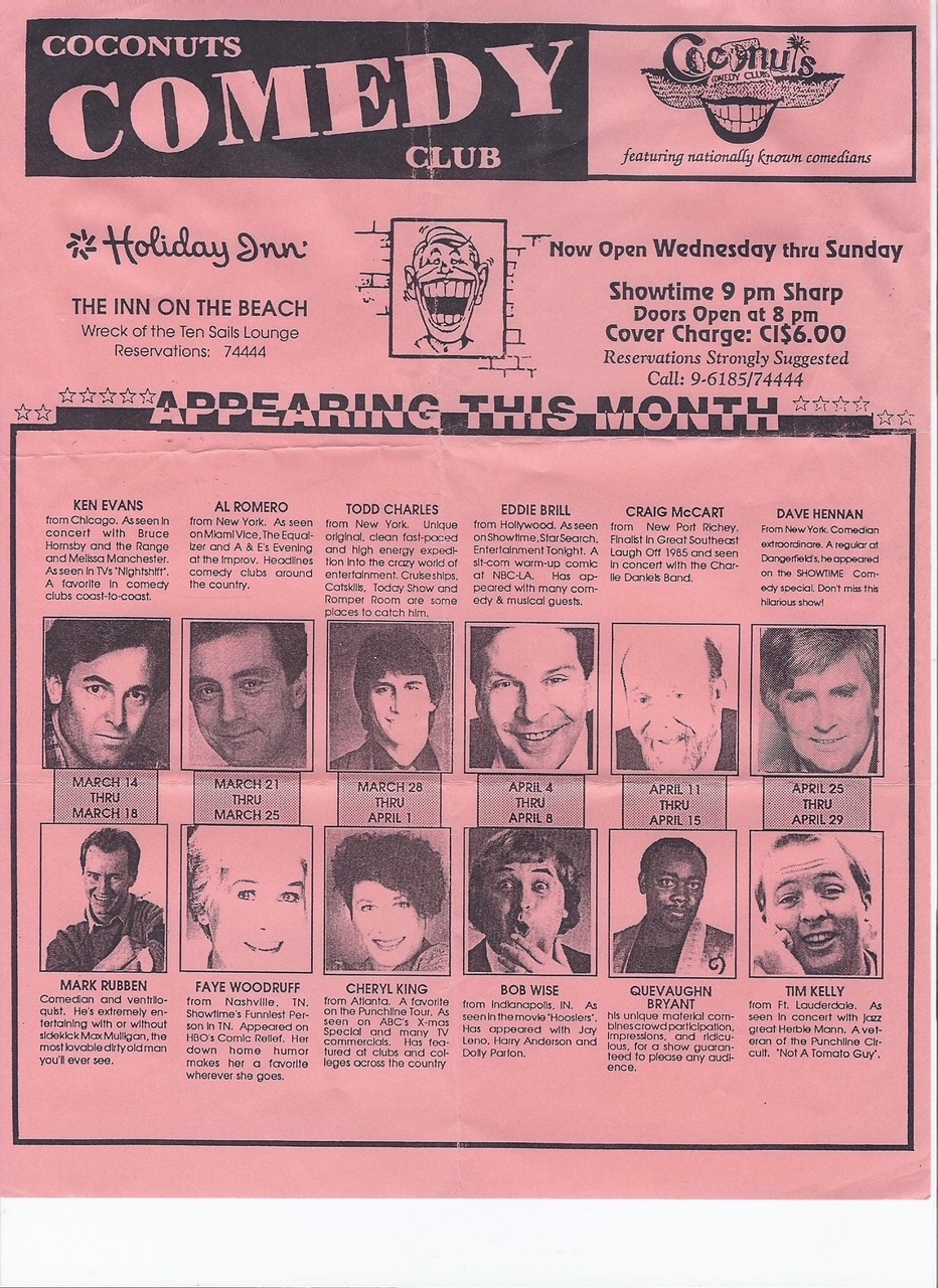 Looking back in time Coconuts Comedy Club Cayman Compass