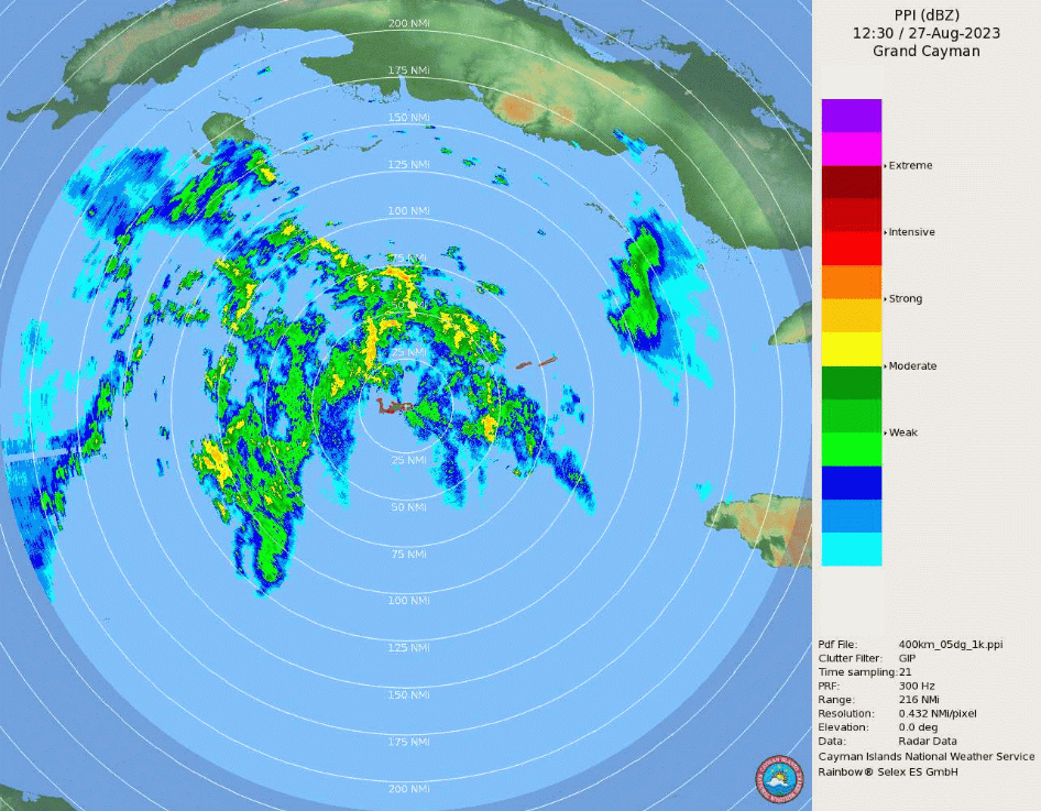 Rainfall expected over Cayman area as Tropical Depression 10