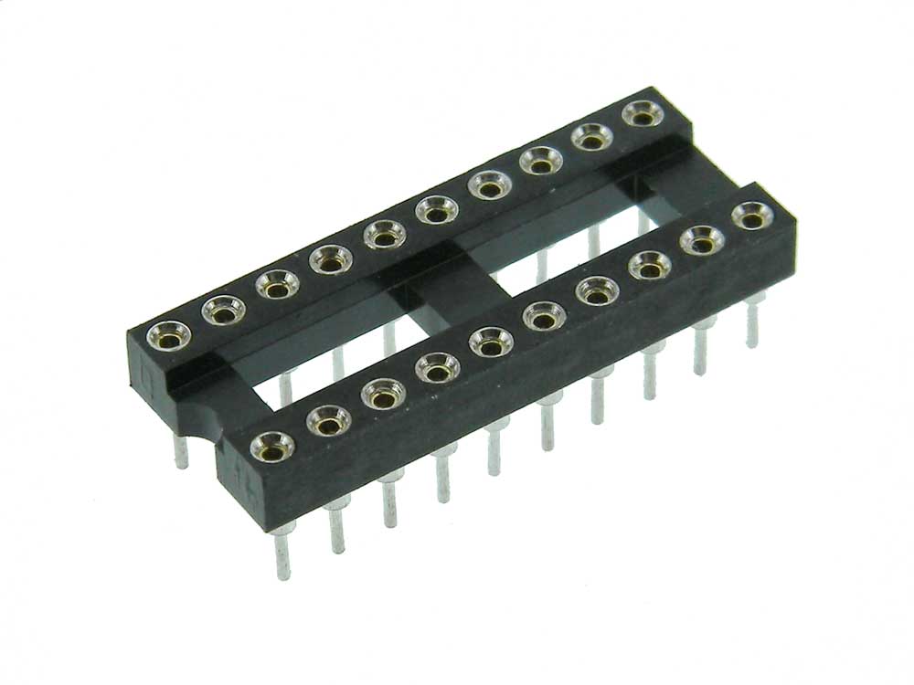 Round IC Socket 20 Pin Round Hole DIP IC Sockets C.B.Electronics
