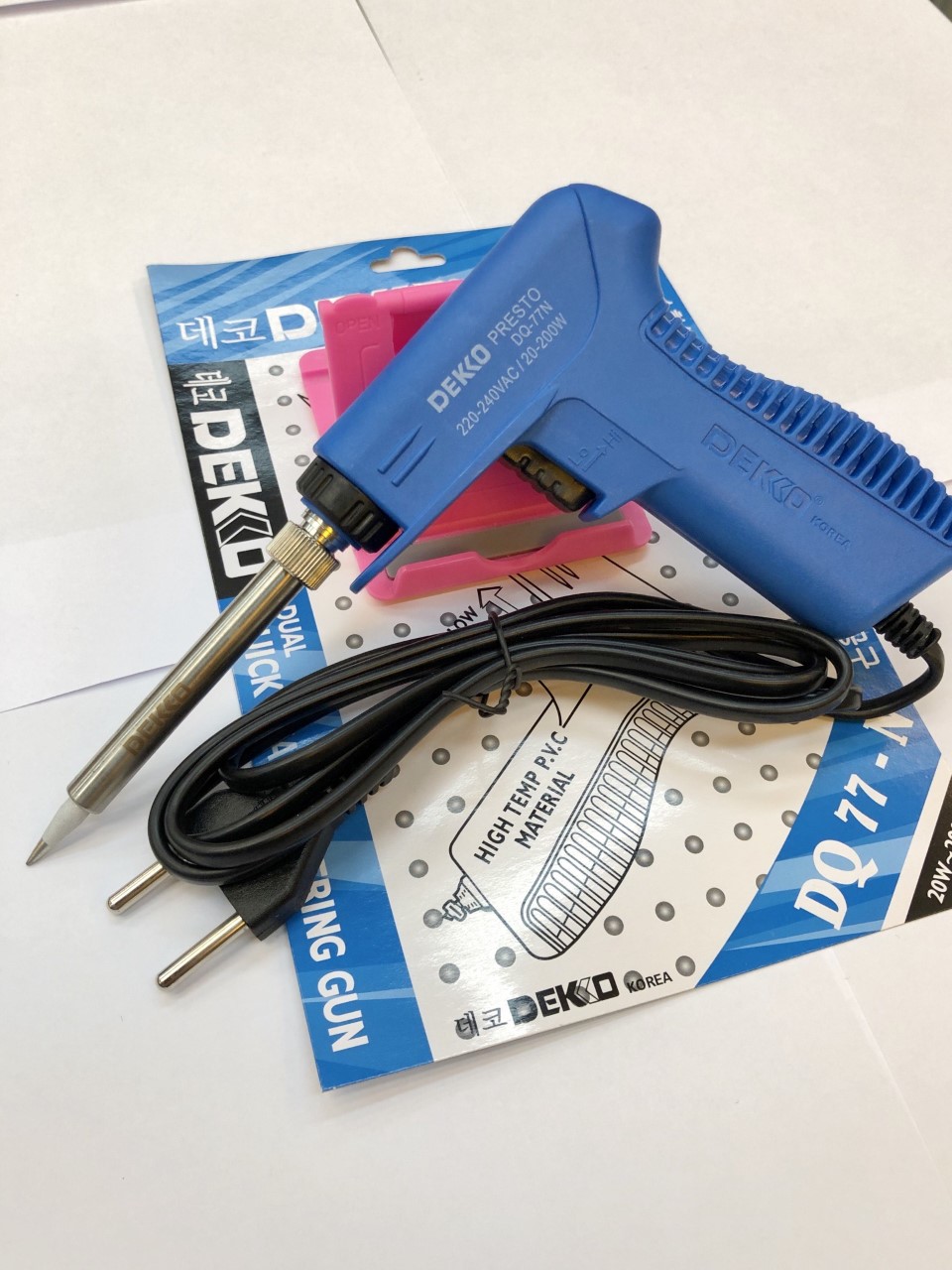 DEKKO DQ77 DualWattage Soldering Gun 20200W C.B.Electronics
