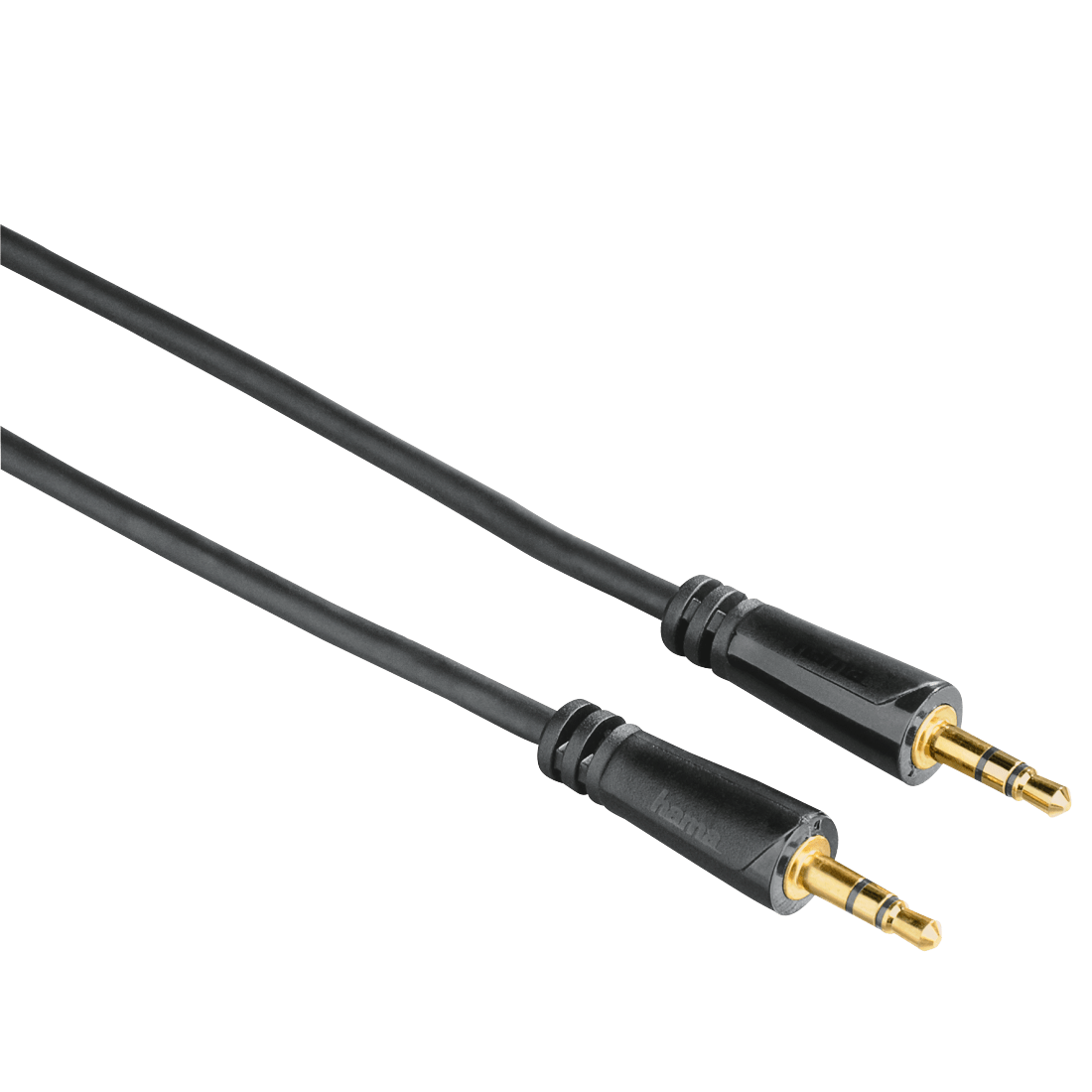 Hama Audio Cable 3.5 mm jack plug plug, stereo, goldplated, 1.5 m