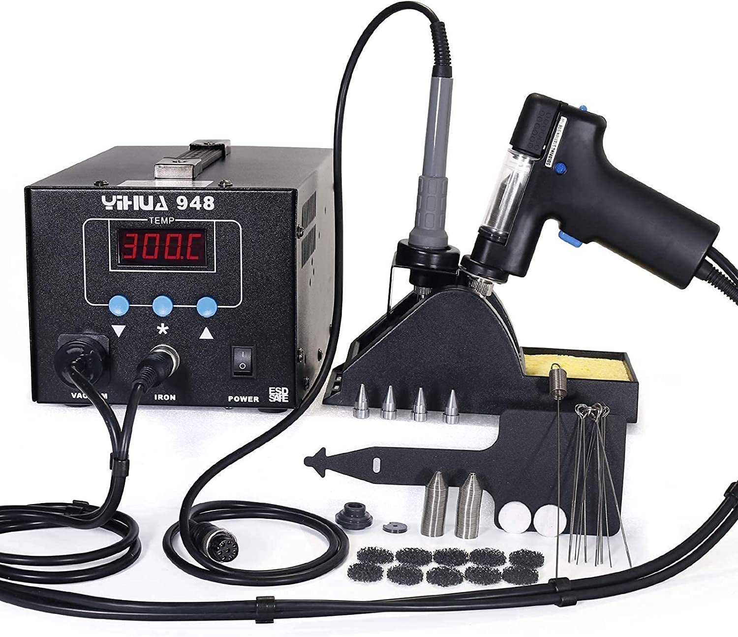 YIHUA 948 Professional Desoldering Station (Upgraded) bundle with the 948N Desoldering Nozzle