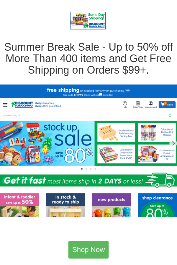 Discount School Supply Coupon Codes Up to 80 off Clearance and Free Shipping on Orders 99