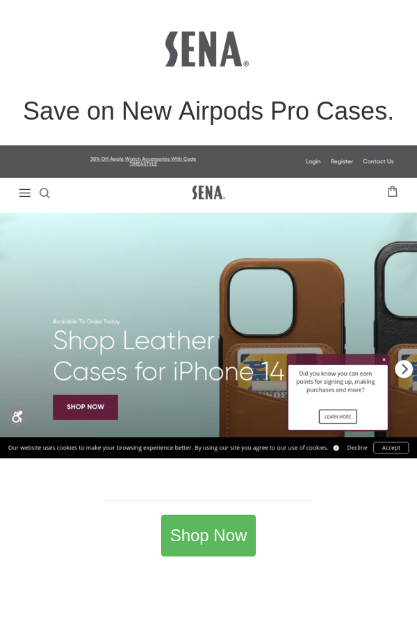 Sena Coupon Codes 30 off Apple Watch Bands and Accessories. Sena Coupons and Deals for
