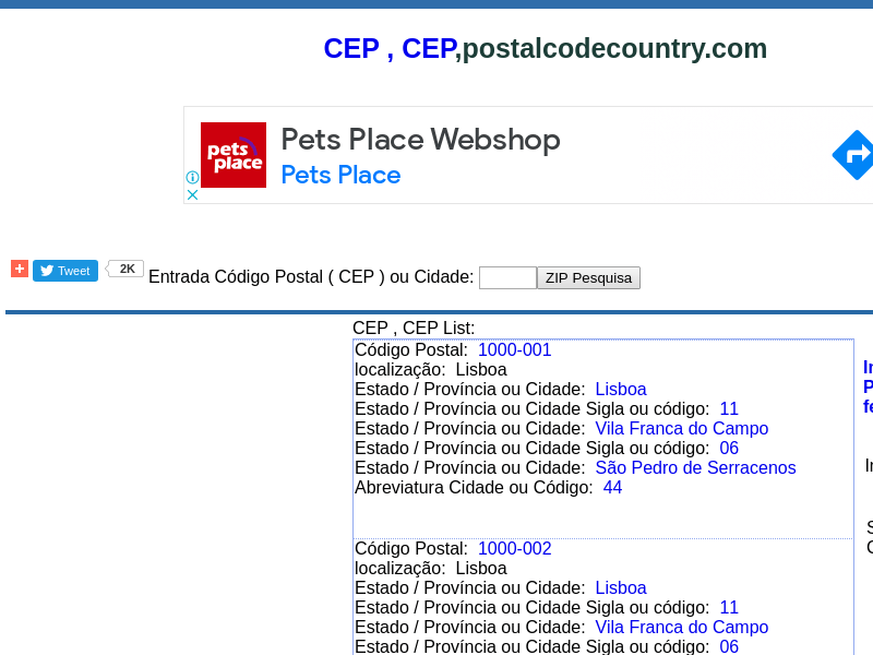 Lisboa,Portugal,CEP , CEP CB.click Advanced URL Shortener