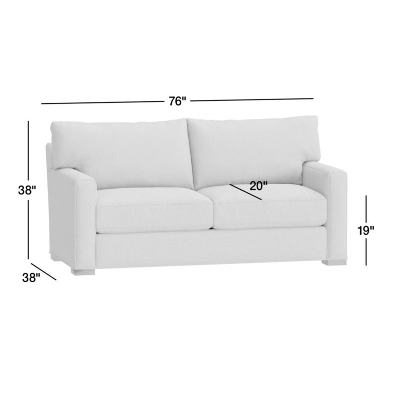 Axis Classic Apartment Sofa + Reviews Crate & Barrel