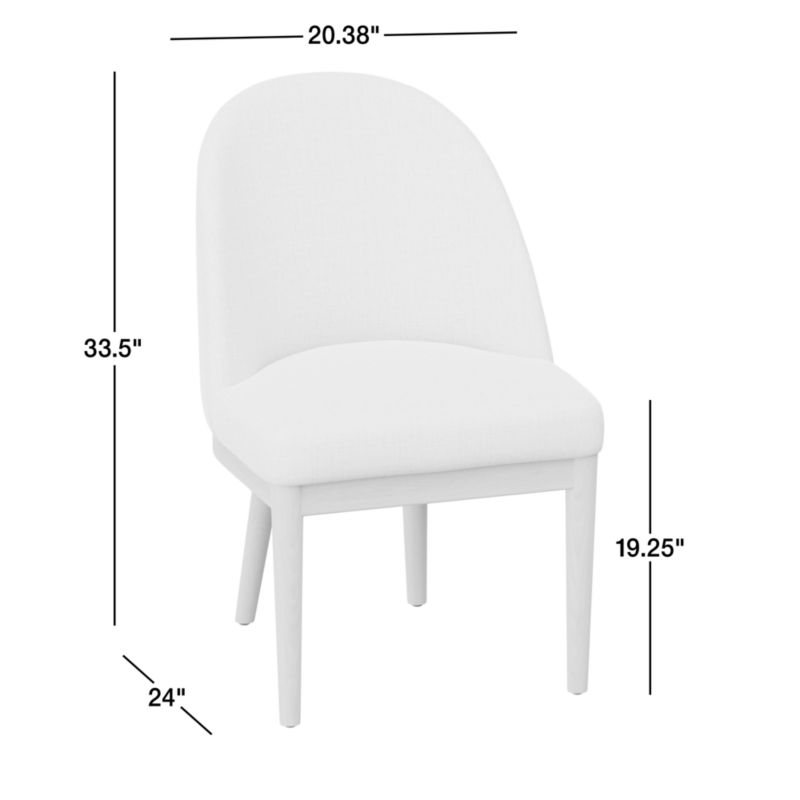 Ana Grey Dining Chair with Performance Fabric + Reviews Crate