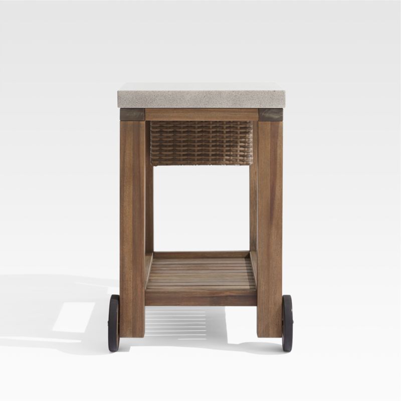 Abaco Outdoor Bar Cart Crate & Barrel Canada