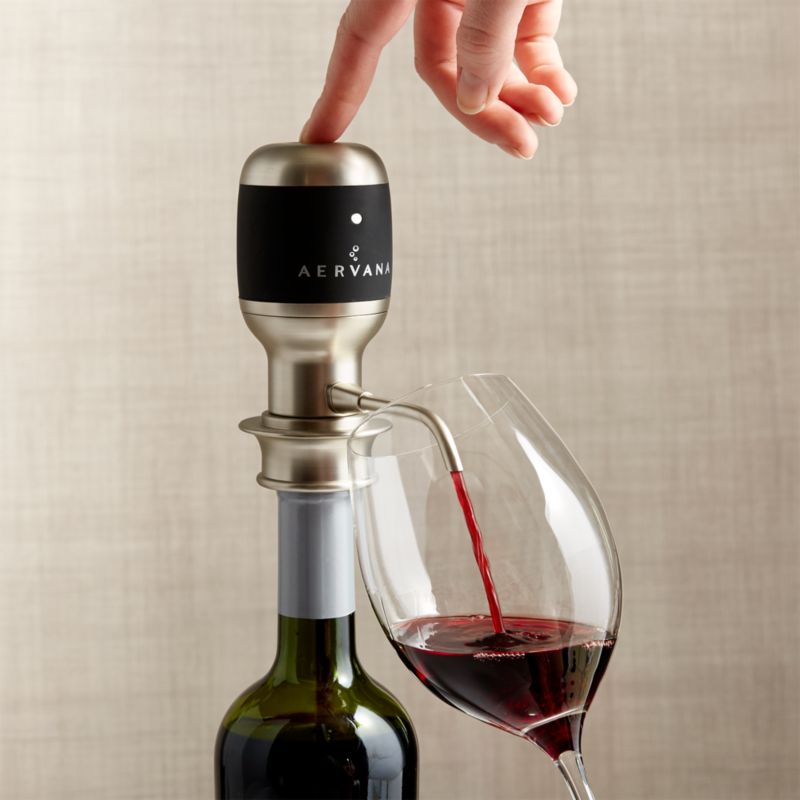 Aervana Electric Wine Aerator + Reviews Crate & Barrel