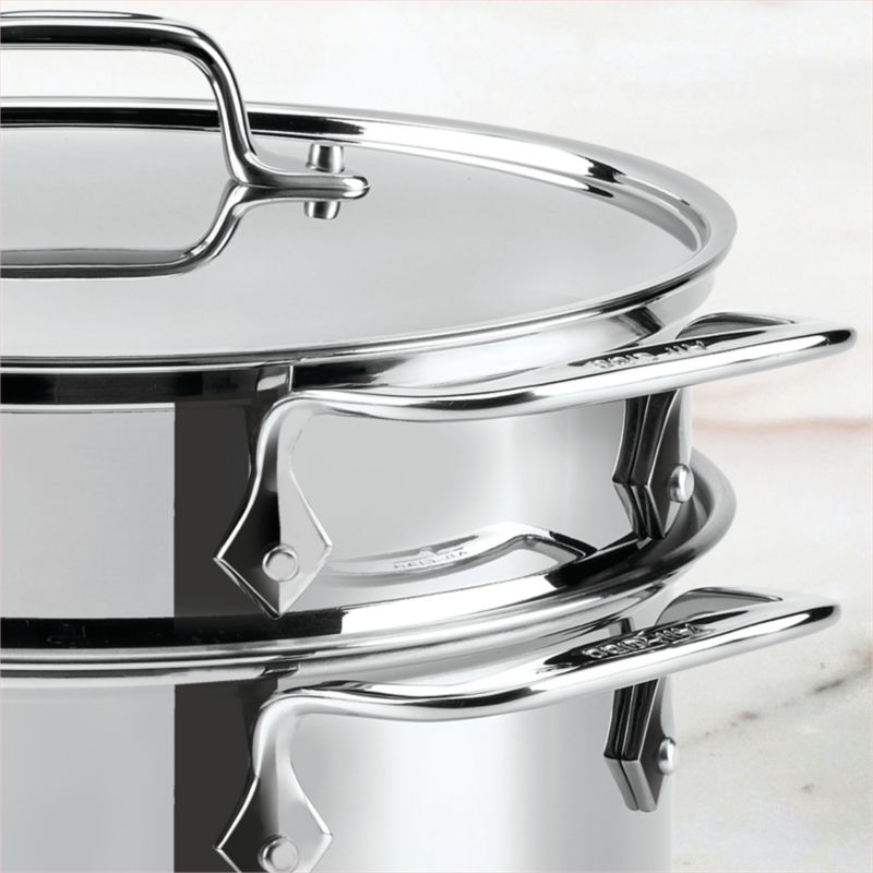 AllClad 8Qt. Stainless Steel Multipot with Perforated Insert and