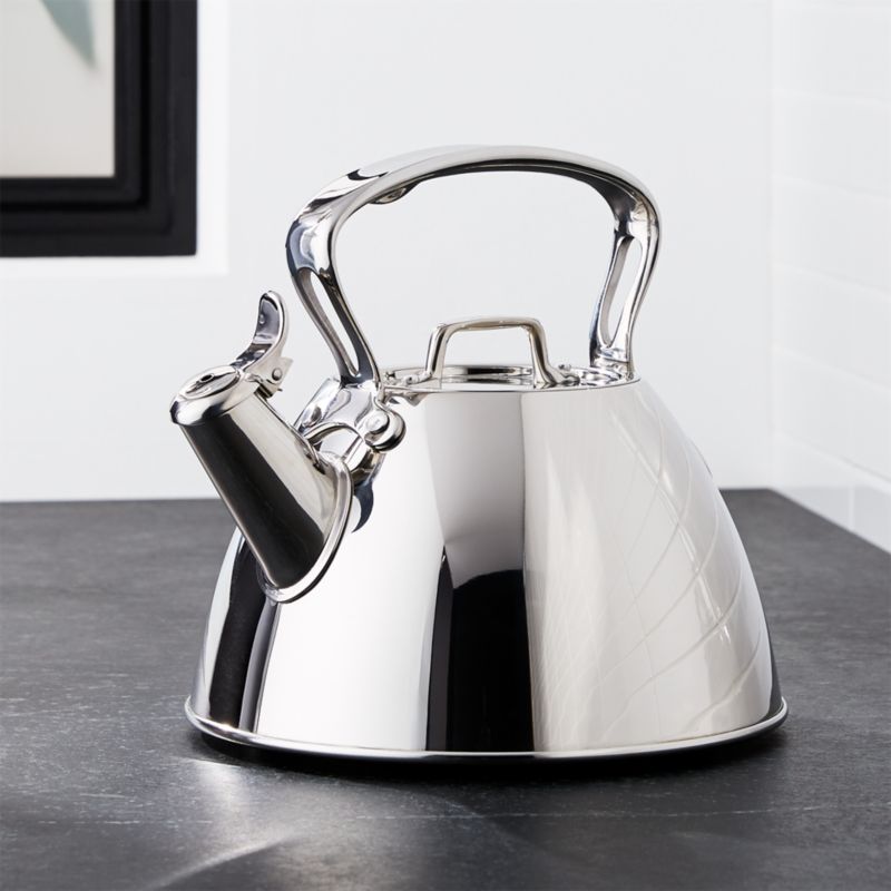 AllClad Stainless Steel Tea Kettle + Reviews Crate & Barrel