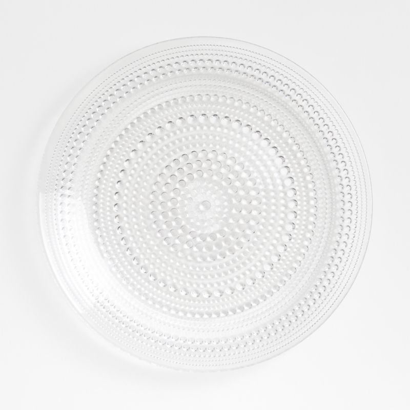 Alma Clear Dinner Plates, Set of 4 Crate & Barrel