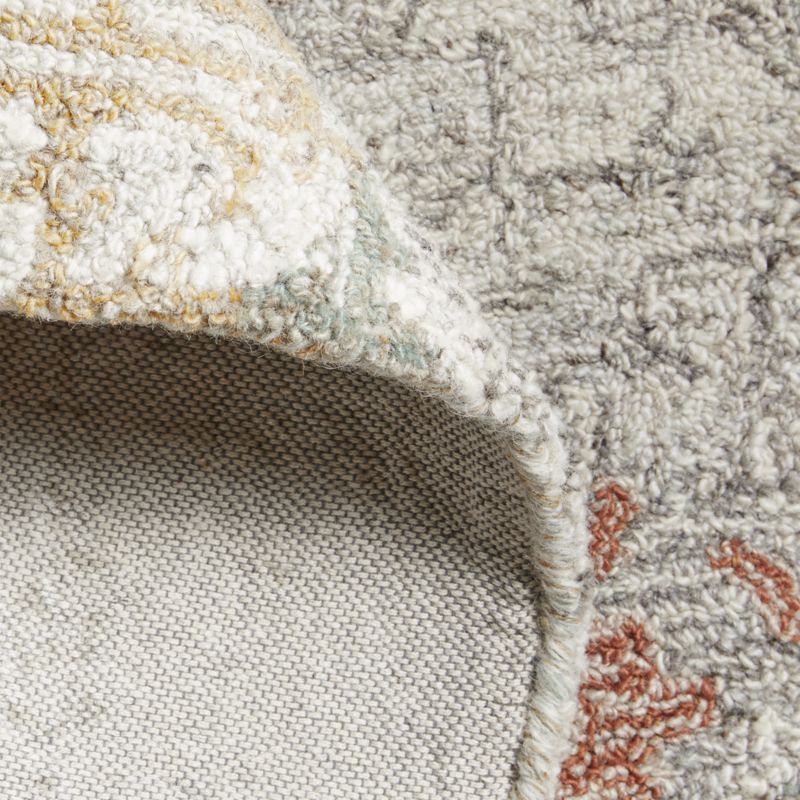 Alvarez Wool Handwoven Garden Multicolor Area Rug 6'x9' + Reviews