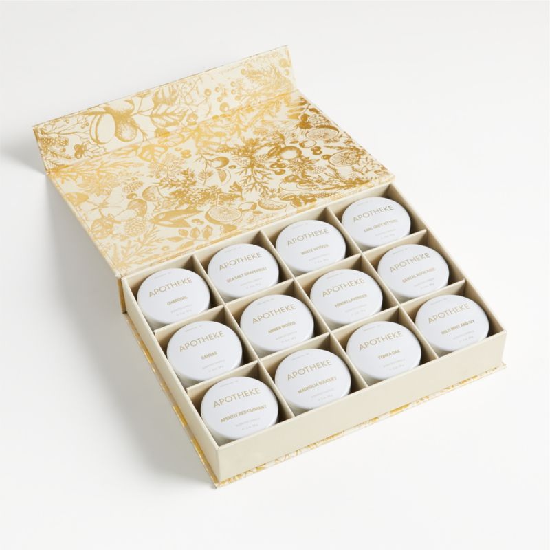 Apotheke Seasonal Scented Candles, Set of 12 Crate & Barrel