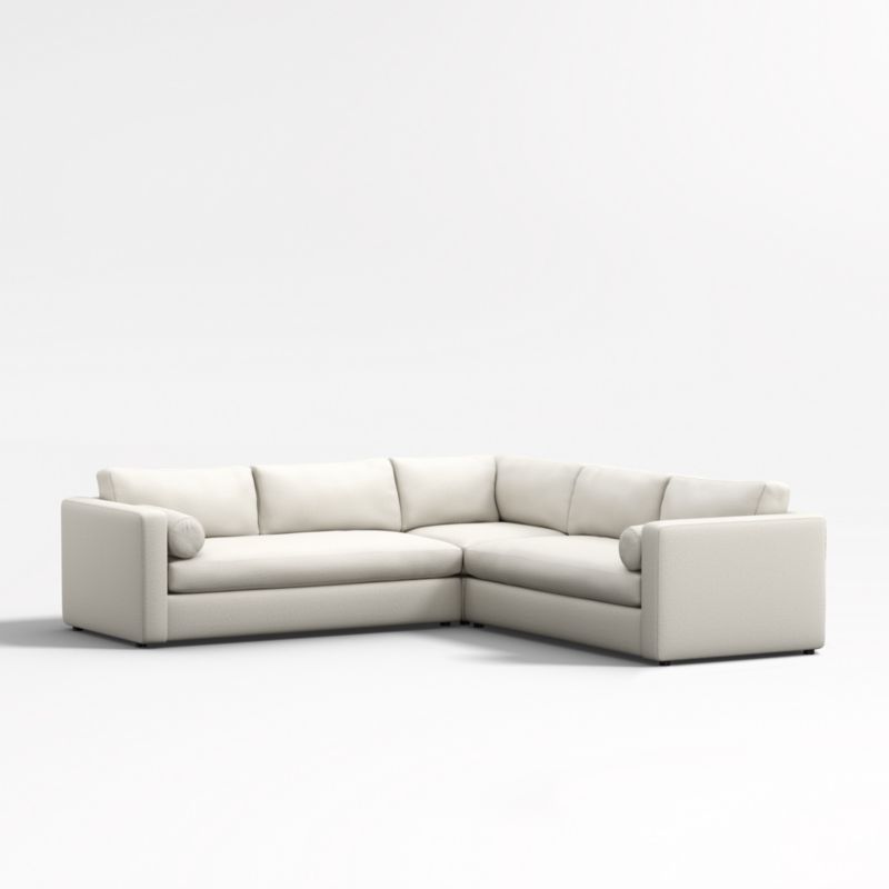 Aris 3Piece Corner Sectional Sofa + Reviews Crate & Barrel