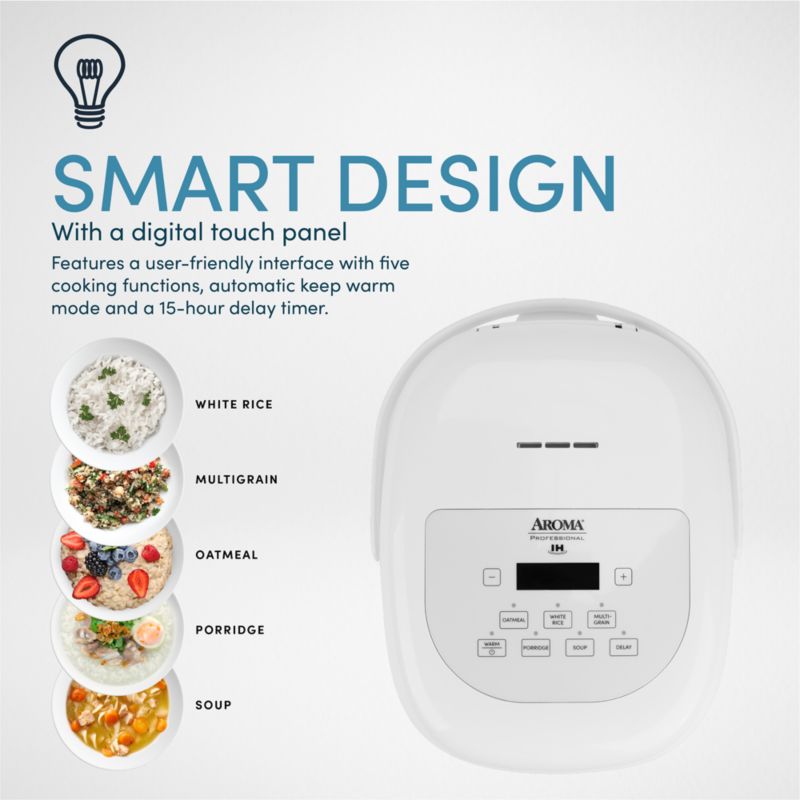 AROMA Professional 8Cup 360 Induction Rice Cooker & Multicooker