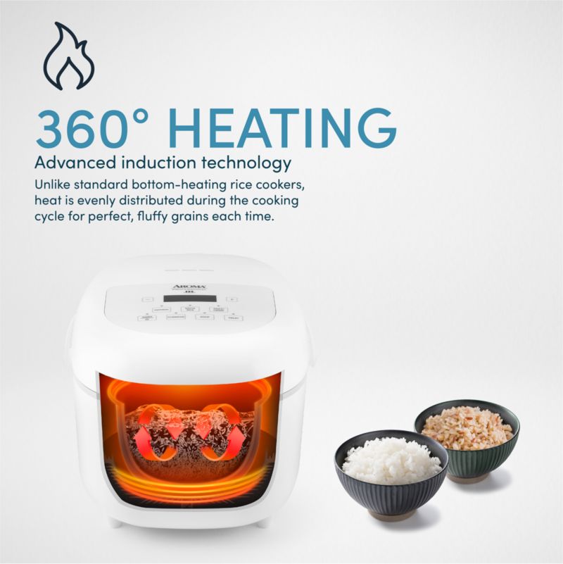 AROMA Professional 8Cup 360 Induction Rice Cooker & Multicooker