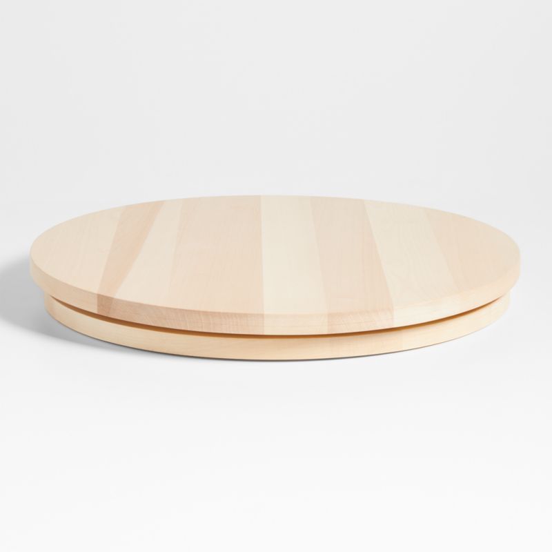Arvo Maple Wood Lazy Susan + Reviews Crate & Barrel Canada