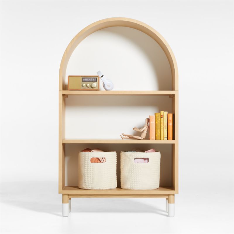 Aksel Arched Wood 3Shelf Kids Bookcase + Reviews Crate & Kids