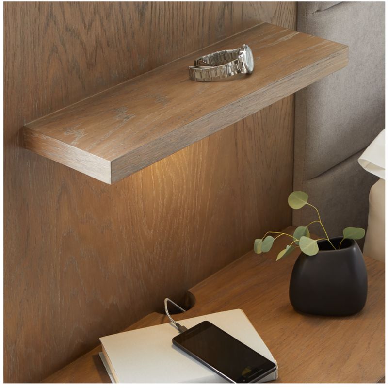 Atlas King Bed with Panel Nightstands Crate & Barrel Canada