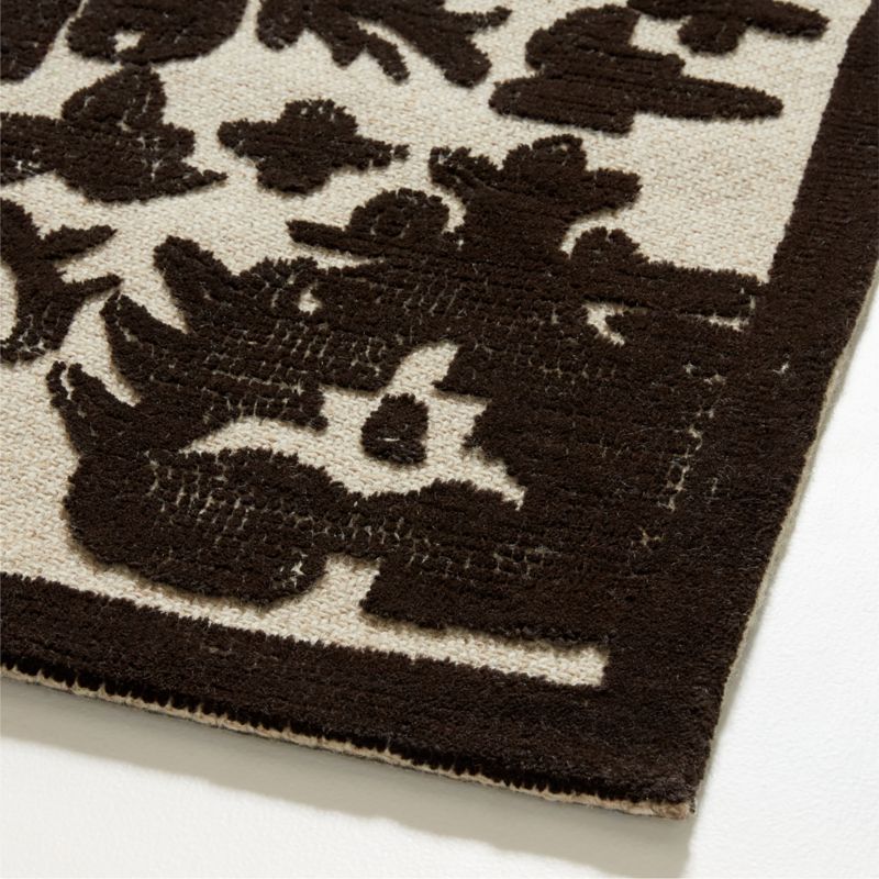 Avalon Wool HandKnotted Charcoal Grey Area Rug 8'x10' + Reviews