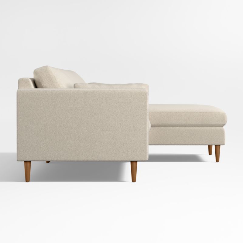 Avondale 2Piece Chaise Sectional Sofa Crate & Barrel