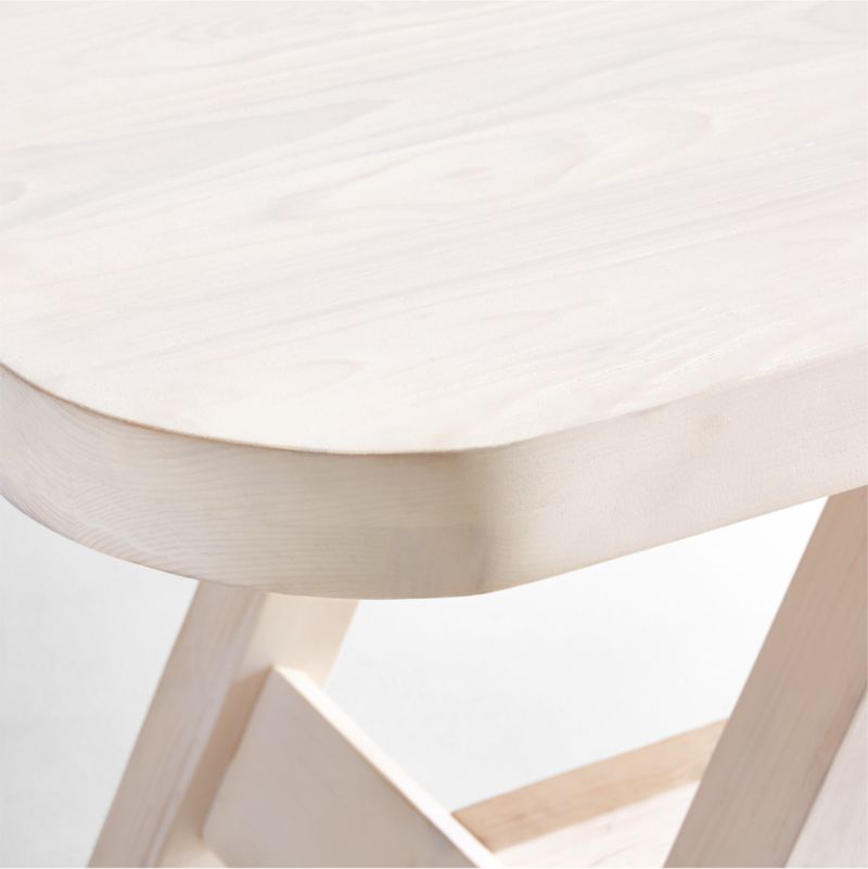 Aya 94" Whitewash Wood Dining Table by Leanne Ford + Reviews Crate