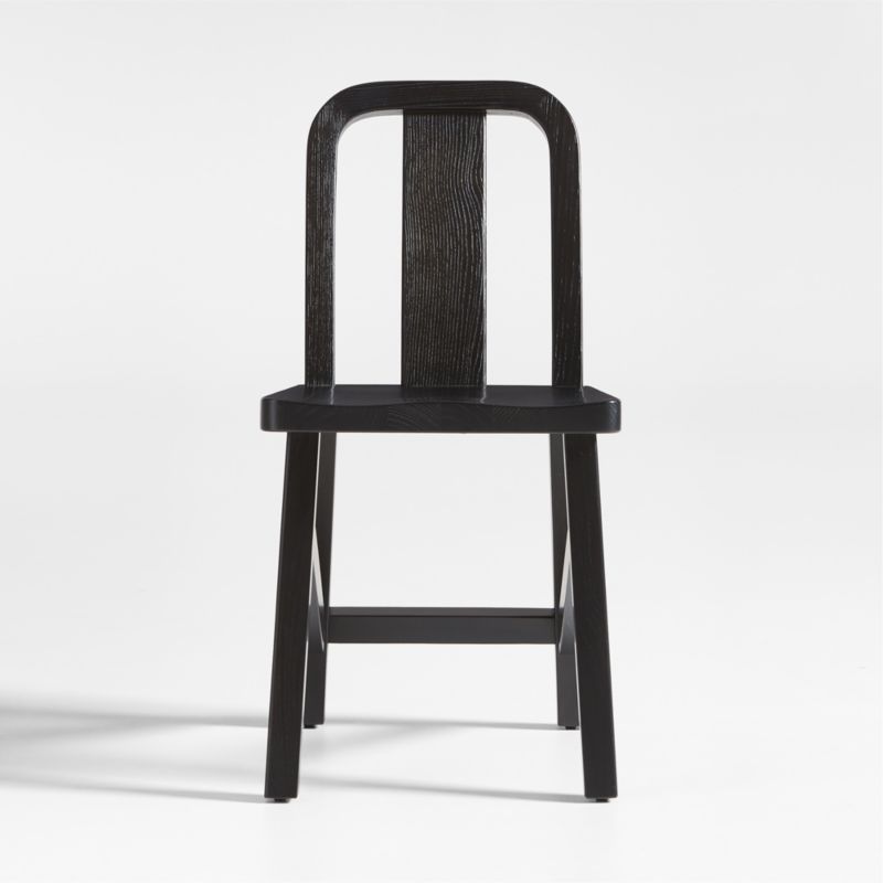 Aya Charcoal Wood Dining Side Chair by Leanne Ford + Reviews Crate