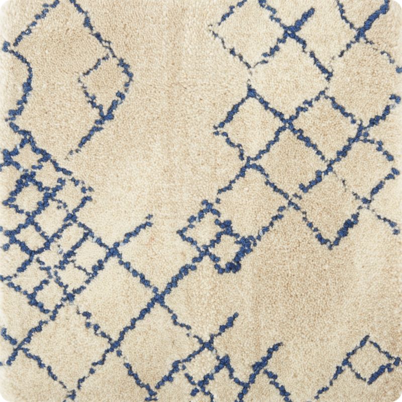 Azulejo Neutral Moroccan Style Rug Swatch + Reviews Crate & Barrel