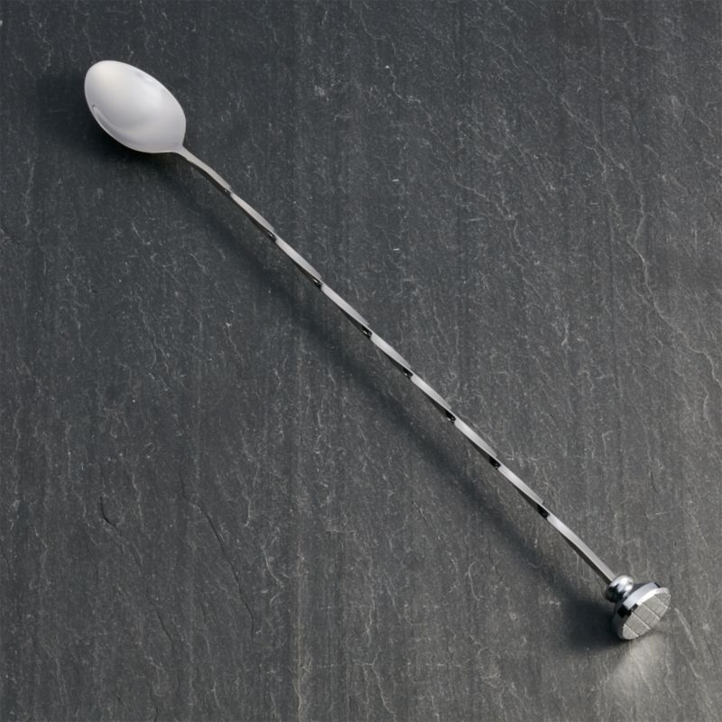 Bar Spoon with Muddler + Reviews Crate & Barrel