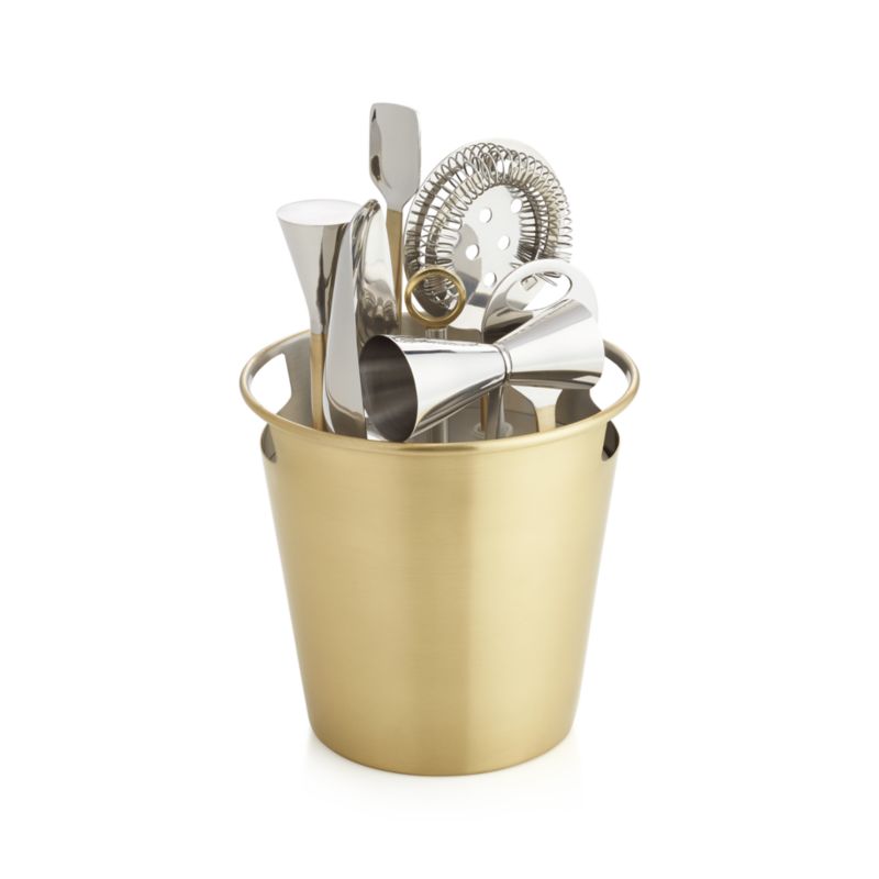 Bar Tool Set Gold + Reviews Crate & Barrel Canada