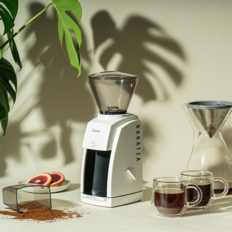 Baratza Encore White Coffee Grinder + Reviews Crate & Barrel Canada